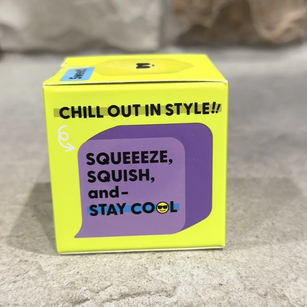 *NEW* Target NeeDoh-Style J'Adore Squishy cube Super Duper Squishy Toy Yellow!